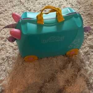 Teal Unicorn Trunki Ride-On Suitcase for Kids